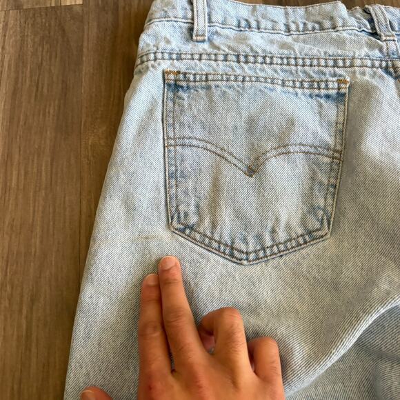 Vintage Levi’s 505 Jeans Men's Size 36x30 Light Washed Made In Puerto Rico Worn - Picture 7 of 9